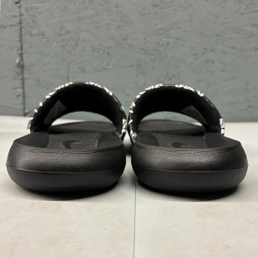 Nike Victori One Slides All Over Print Mens 8 Black White Sandals CN9678-006